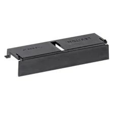 Leviton E2XHD-BLK e2XHD Cassette Blank Patch Panel Black