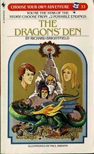 CYOA 33 The Dragons' Den UK Bantam 1985 - B/B+/B