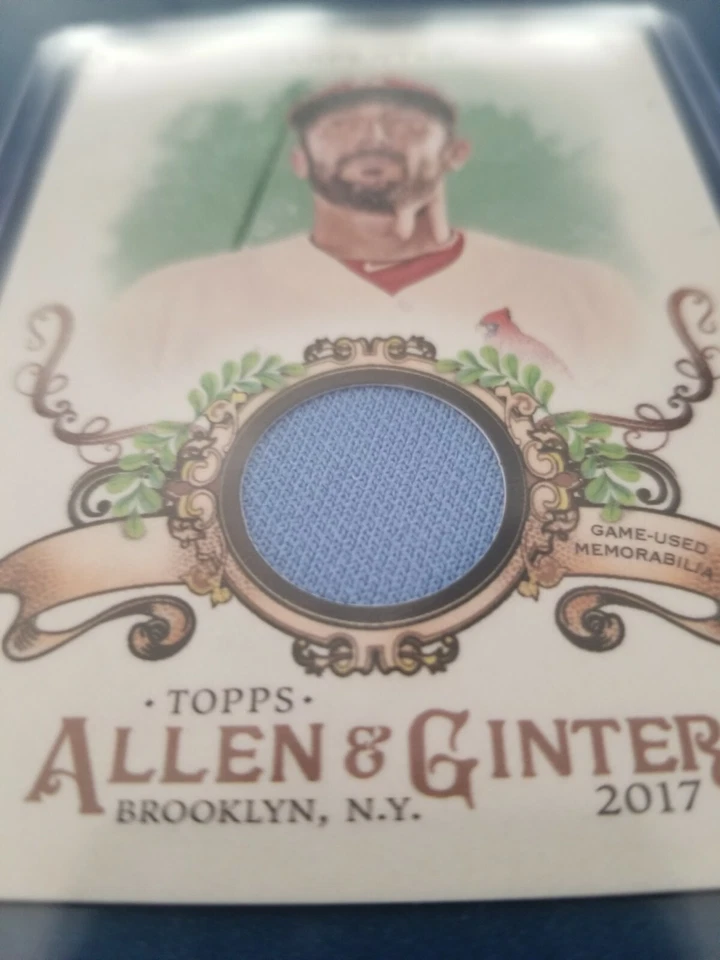 2017 Topps Allen & Ginter Relics Matt Carpenter Jersey swatch #FSRB-MCA - Image 2 of 4