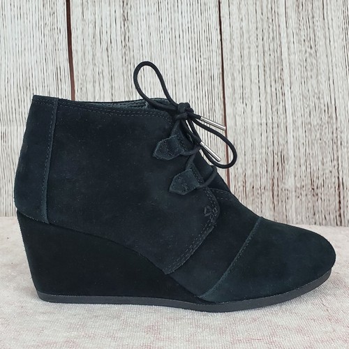 Desert Wedge Ankle Booties Size 