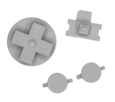  NEW Nintendo Game Boy DMG System Replacement Button Set White