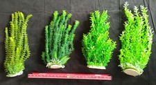 PremiumArtificial AquariumPlantPackage for Fish Tank,THE 4 Musketeers of Plants