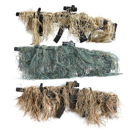Rifle Wrap for Ghillie Suit Hunting Gun Rope Cover Camouflage Rifle Gun