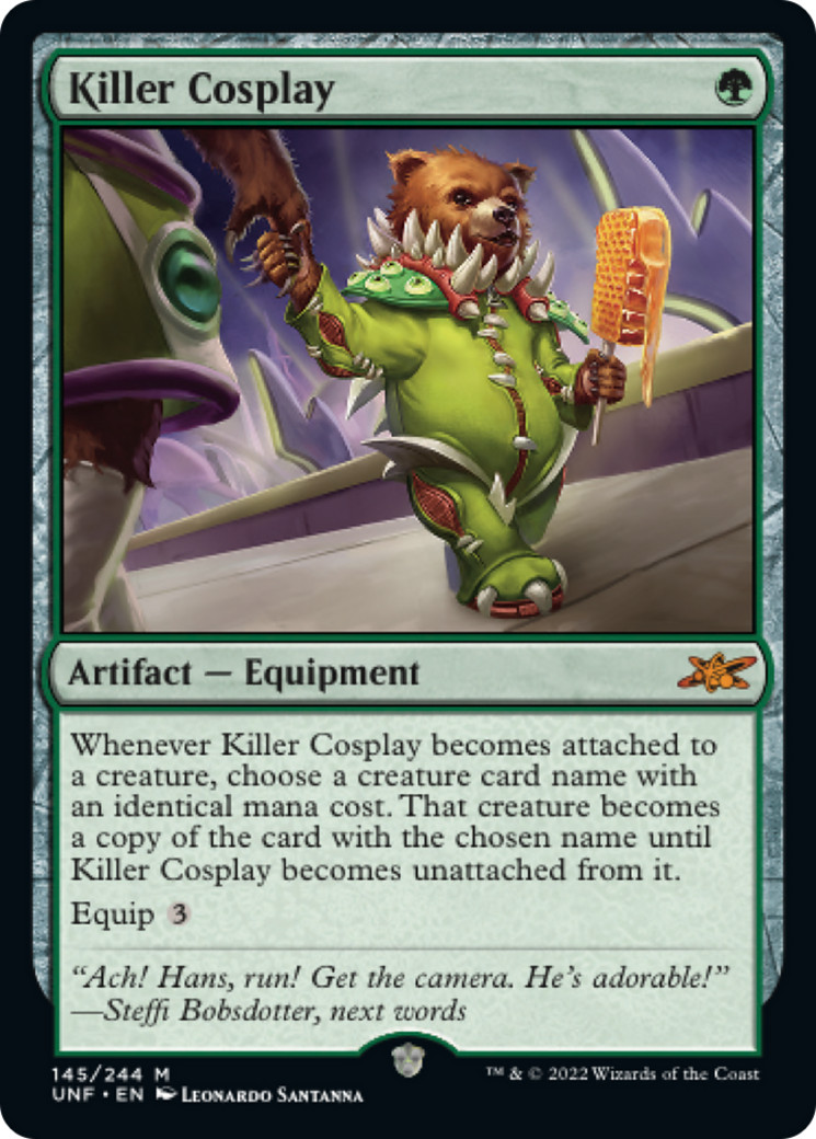 KILLER COSPLAY x4 mtg NM-M Unfinity 4 Mythic