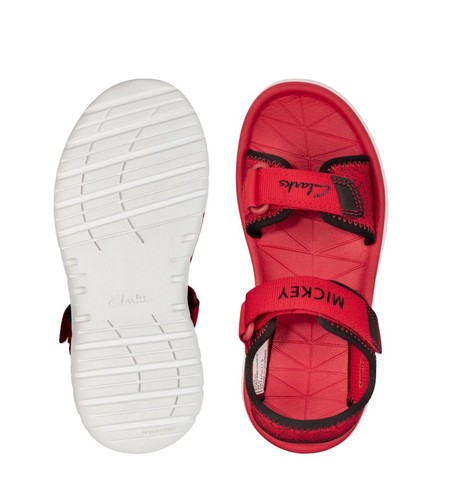 Clarks Disney Mickey Mouse Boys Red Surfing Glove Kids Sandals NEW | eBay