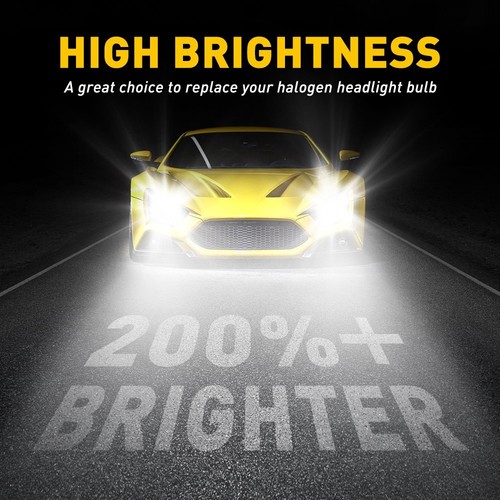 Brightest LED Headlight 9005 9006 H11 Hi Low Beam M3 for Honda Accord Civic 2/4X - Picture 4 of 20