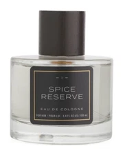 Tru Fragrance Spice Reserve Men's Eau de Cologne Spray. 3.4 fl. oz. / 100 ml.
