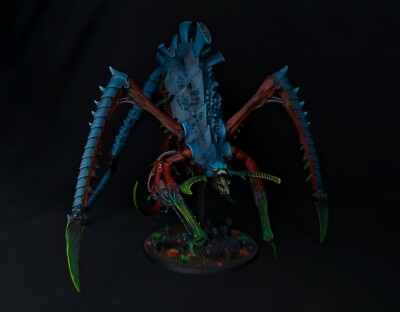 Warhammer 40k COMMISSION painted magnetized Tyranid Hierophant Bio-Titan