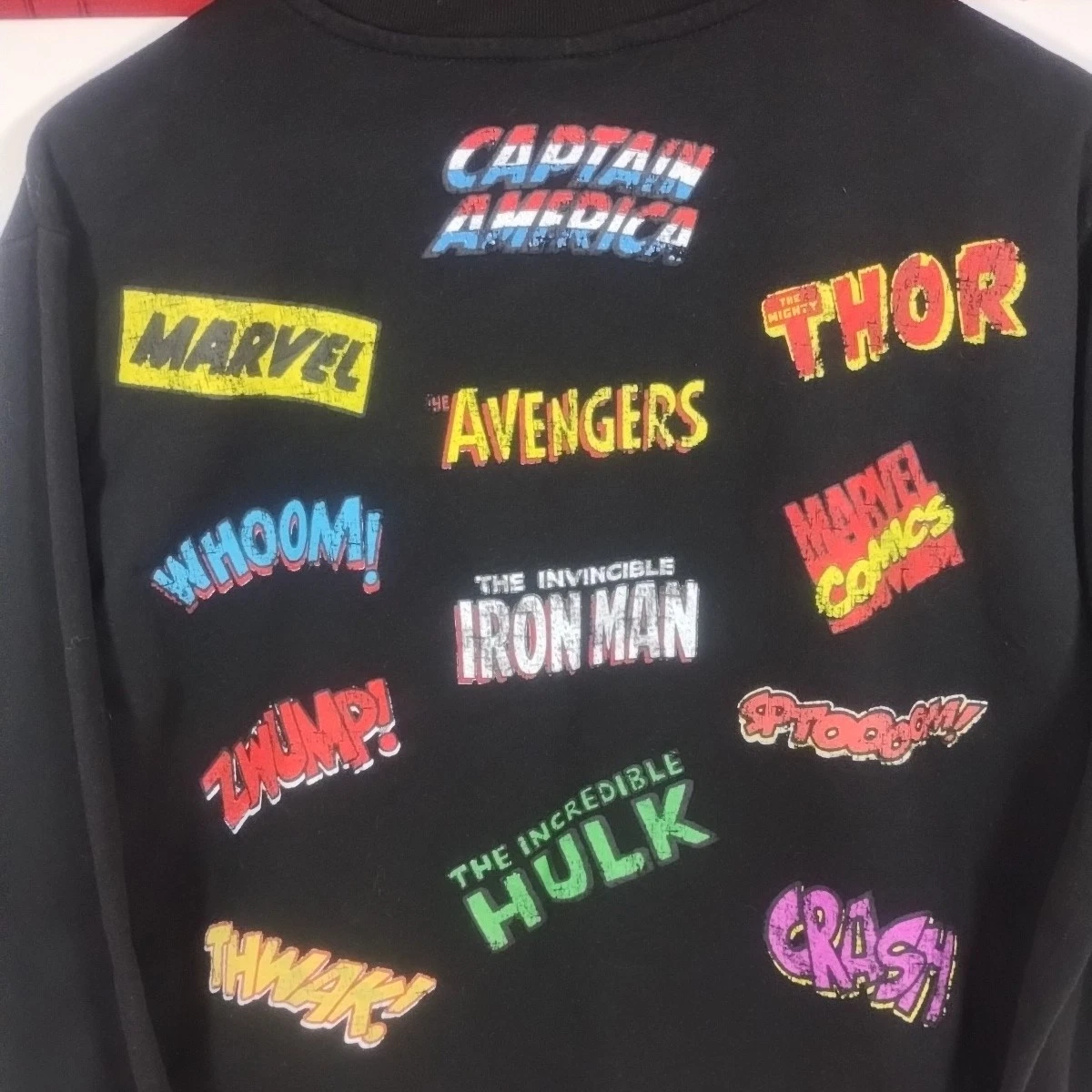 Sudadera Marvel Avengers Estampado Doble Cara Adulto Mediana Hulk Iron Man Thor