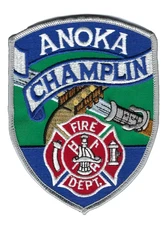 Anoka Champlin (Anoka County) MN Minnesota Fire Dept. patch - NEW!