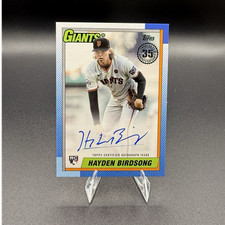 Topps 2025 Series 1 Rookie Autograph 35th Anniv Hayden Birdsong Giants #90A-HB