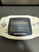 Nintendo Game Boy Advance Gaming Console  White Tested s1183M