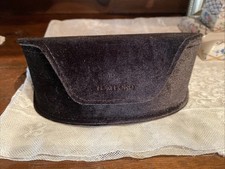 TOM FORD Brown Velvet Large Sunglasses Eyeglasses Semi- Hard Case