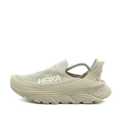 Hoka One Herren U Restore TC Sneaker Beige Textil Atmungsaktiv Slip-On EU 44
