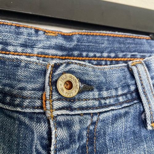 Polo Ralph Lauren Womens Jeans Size 8 Vintage Denim Blue Straight Leg Casual - Picture 13 of 16