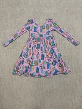 Little Sleepies Monsters Inc The Scare Floor Bamboo Twirl Dress Size 6