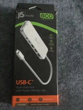 j5create Eco-Friendly USB-C to 4-Port USB-C Gen 2 Hub