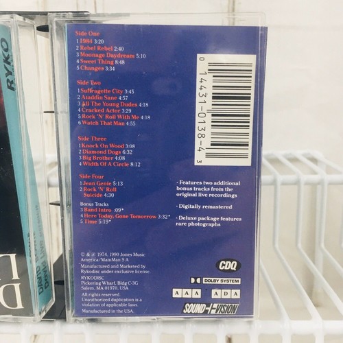 David Bowie DAVID LIVE at the TOWER PHILADELPHIA Double Cassette RYKO rac2013839 - Picture 12 of 12