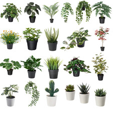 IKEA FEJKA Artificial Potted Plants Realistic Greenery Decor Various Types&Sizes