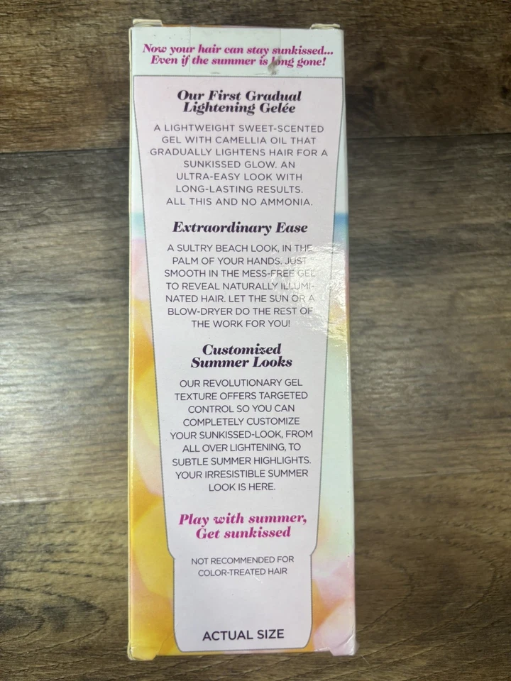 NUEVO L'Oréal Paris Luces de Verano Aclarador de Cabello Gelaea-02 Rubio Oscuro a Claro Foto 3 de 4