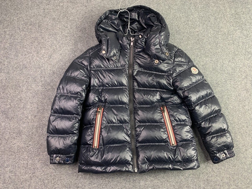 Moncler Hooded Puff Jacket Boys 5 yrs 112cm Black Ski Designer Kids Youth Warm
