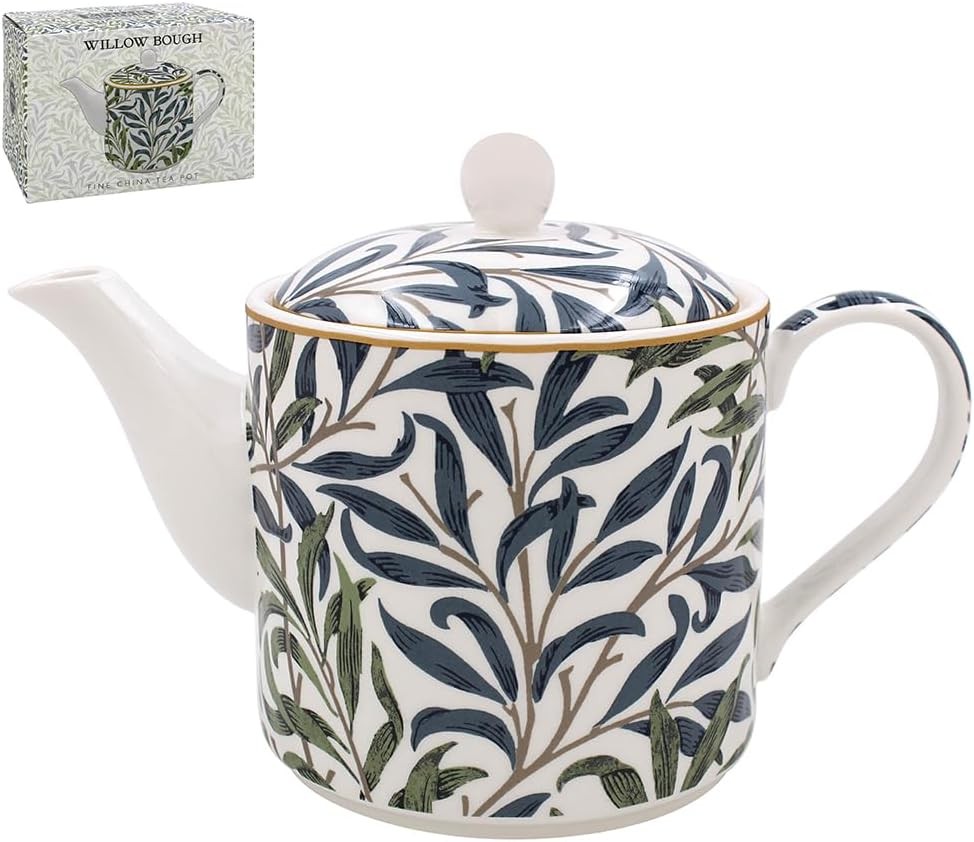 Lesser & Pavey British Designed Ceramic Tea Pot | Large Teapot for Serving Hot