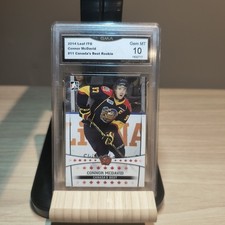 2014/15 IN THE GAME ITG CANADA'S BEST ROOKIE CARD #11 CONNOR MCDAVID RC GMA 10. rookie card picture