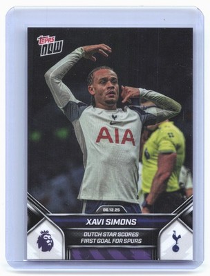 2025-26 Topps Now Premier League #076 Xavi Simons