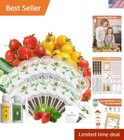 16 Pod Hydroponic Gardening Kit with Heirloom Seeds: Strawberries & Tomatoes
