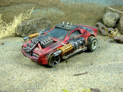 Gaslands Fast Attack Custom Battle Vehicle Hot Wheels Diecast 1/64 Mad Max