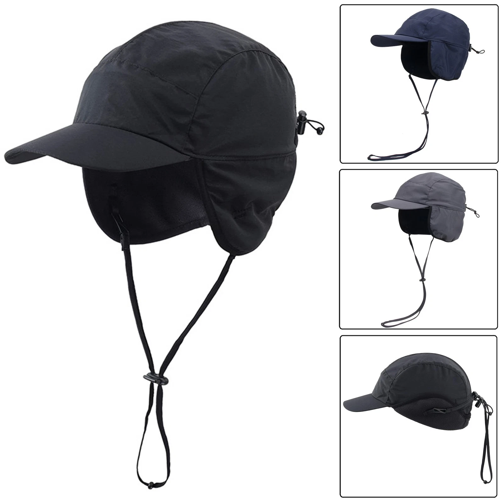 Men's Outdoor Winter Hat Waterproof Fleece Warm Earflaps Hat With Windproof Rope
Opens in a new wind