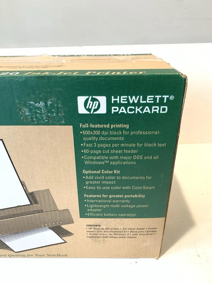 Hewlett Packard HP Deskjet 320 Inkjet Printer Bundle Kit New. - Image 2 of 4