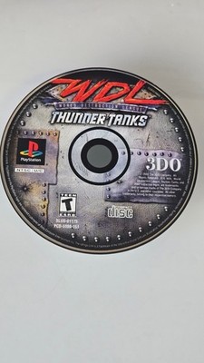 WDL World Destruction League: Thunder Tanks (Sony PlayStation 1) PS1 DISC ONLY