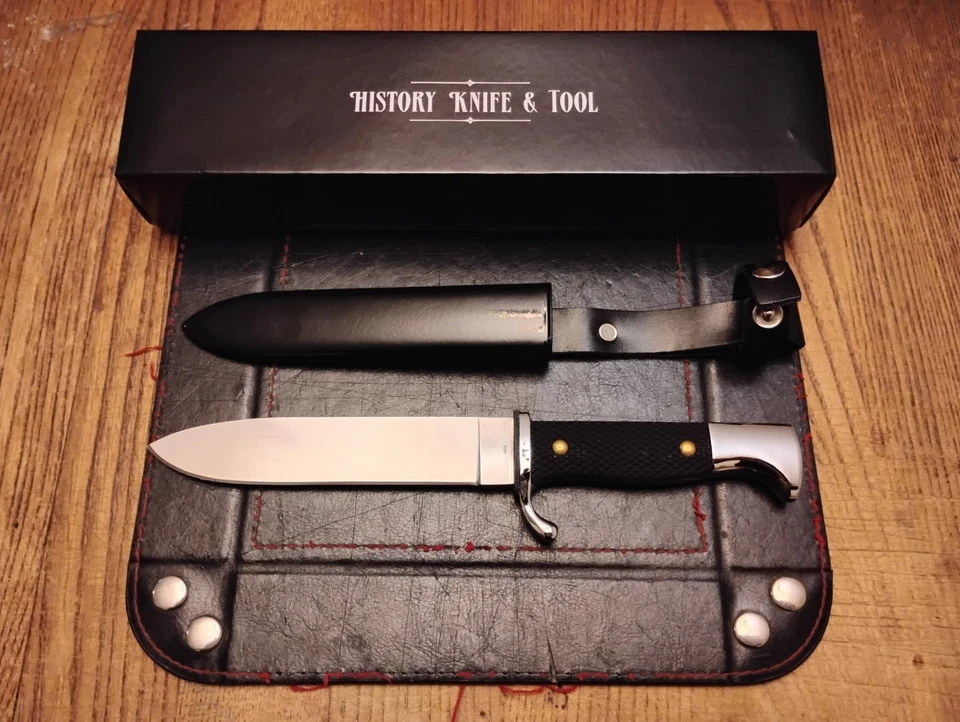 Boker  Plus History Knife & Tool German Scout Knife 5.5" Stainless Steel Blade - Image 2 of 3