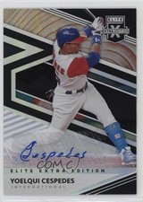 2020 Panini Elite Extra Edition Signatures Yoelqui Cespedes #168 Auto 19rf