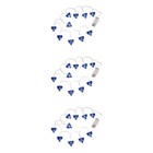 3pcs Chanukah Dekorative Saitenleuchten Fee Lichter batteriebetriebene Licht