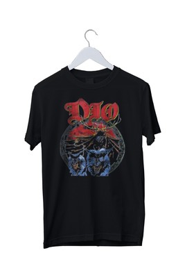 Dio ,Äì Lock Up the Wolves Graphic Print T-Shirt Mens S M L XL 2 3 4 XL