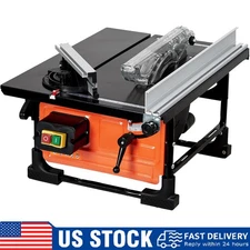 Heavy Duty Portable Compact Table Saw ,6.7Amp 3576RPM for DIY Projects Work Shop