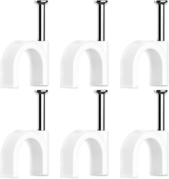 60 StüCk Kabelschellen,Nagelschellen,Kabel Befestigungen,Cable-image