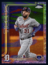 Topps BUNT 2025 Topps Chrome Gilded. Riley Greene. SP Tigers Super Rare DIGITAL