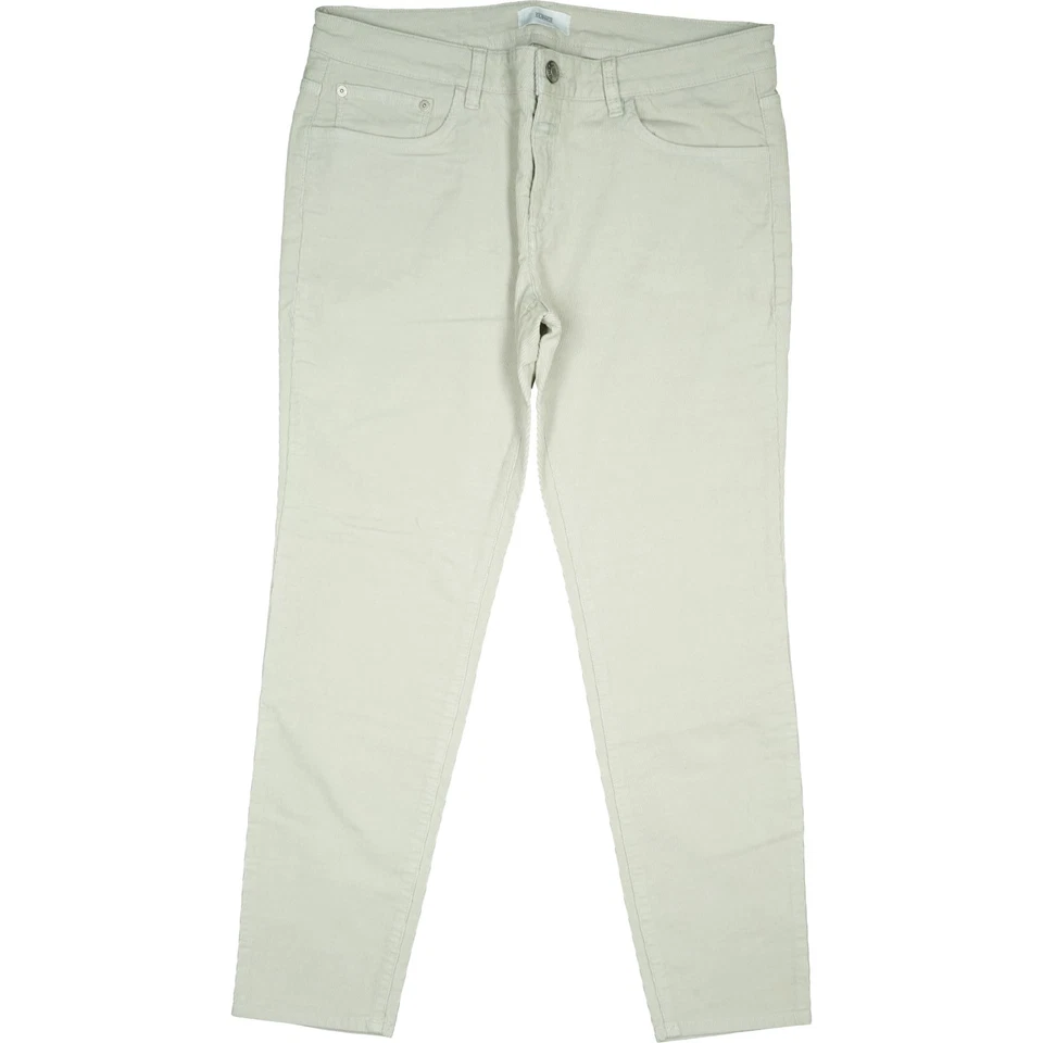 CLOSED W32 L28 Jeans Hose Creme Damen Stretch Cord Slim Leg mid R. Comfort 42 XL - Bild 1 von 4