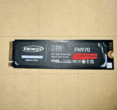 Fikwot FN970 2TB SSD, M.2 2280 NVMe SSD, PCIe 4.0 Gen4x4,  Up to 7400MB/s, PS5