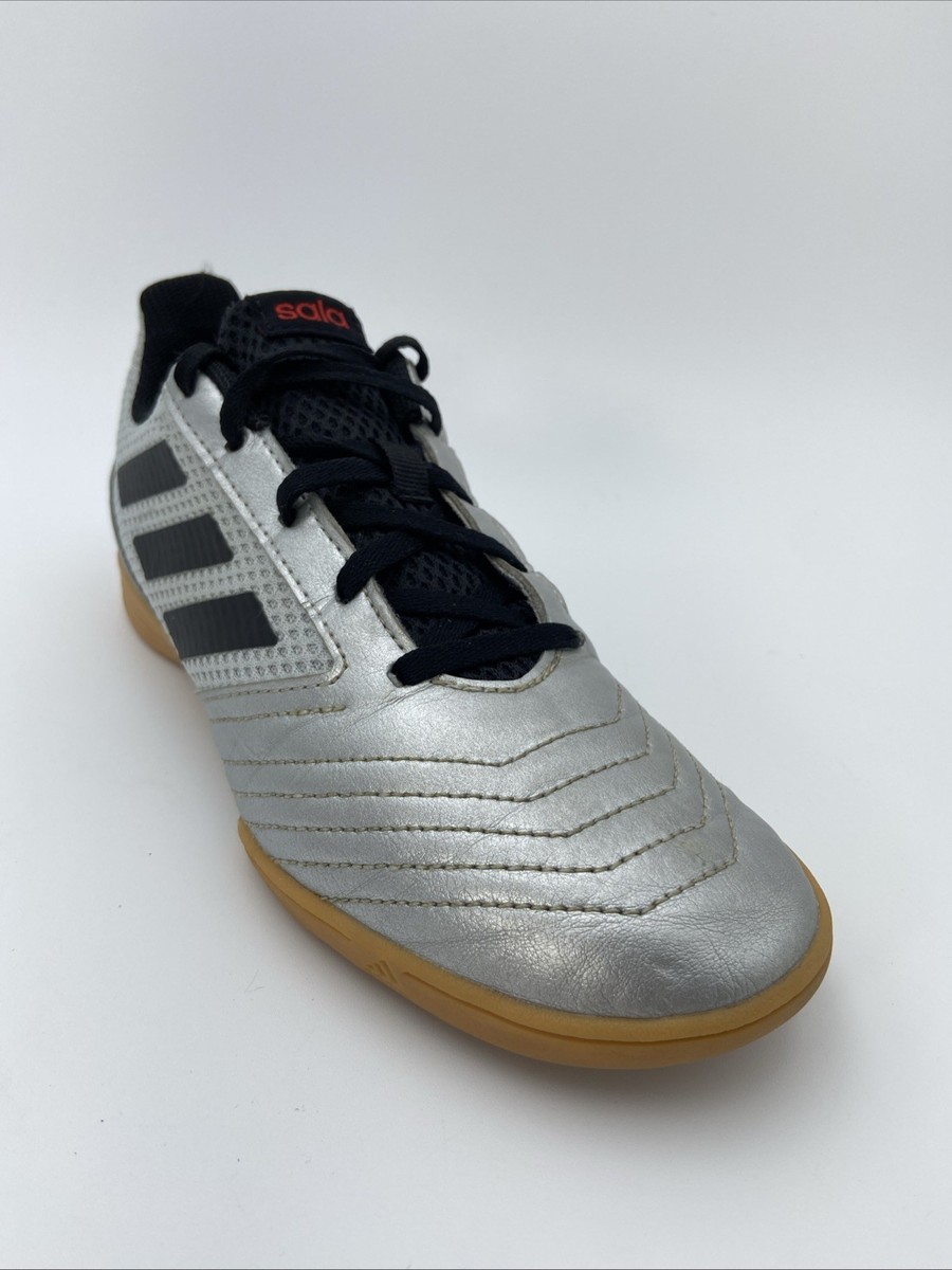 Adidas Mens Predator 19.4 Sala G25829 Silver Indoor Soccer Shoes