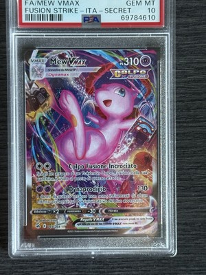 Pokemon TCG PSA 10 MEW VMAX Colpo Fusione 269/264 - 2021 ITA