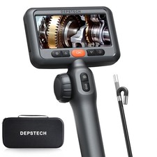DEPSTECH 210 Two-Way Articulating Borescope, 0.24in Ultra-Slim Endoscope C