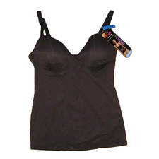 Maidenform Cami Size XL Black Wireless Foam Cups Firm Cool  DMS130 New with Tags