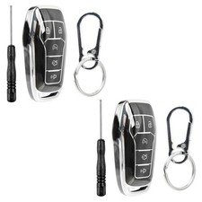 2 Remote Fob Shell Case Polymer Cover for 2014 2015 2016 2017 2018 2019 Lincoln