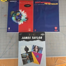 Lot of 3 James Taylor & Dave Matthews Tim Reynolds Music Books Guitar/Vocal Tabs
