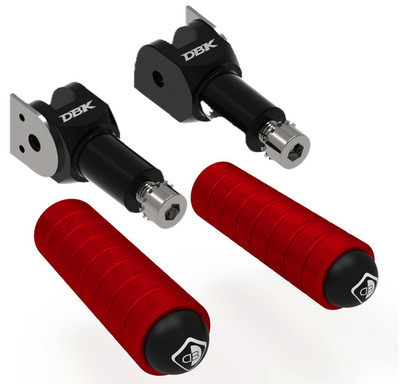 Ducabike Ducati Sport Foot Pegs - Rider - Hypermotard 950 RVE 2021+ - Red