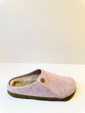 Birkenstock Womens Sandals Zermatt Shearling Slippers Pink Wool US US 6 EU 36